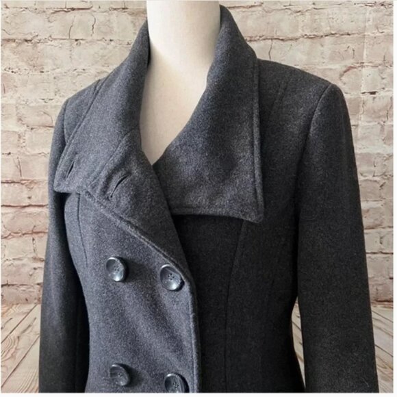 Steve Madden Wool Blend Peacoat S EUC - Picture 1 of 9